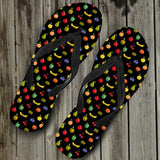 Bitmap Fruit Flip Flops