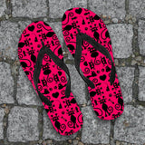 Cats Pink Flip-Flops