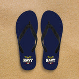 Navy Flip-Flops