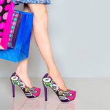 AL Comic Nurse Heels