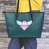 SC Nurse Large Leather Tote Bag