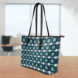 Seattle Nurse Large Leather Tote Bag