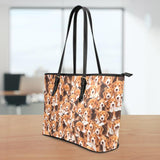 Beagles Large Leather Tote