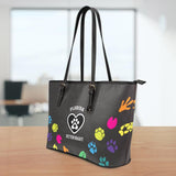 FL Veterinary Large Leather Tote Bag