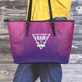 SC Hairdresser Small Leather Tote Bag