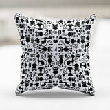 Cats White Pillowcase