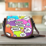 AL Comic Nurse Saddle Bag