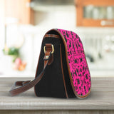 Cats Pink Saddle Bag