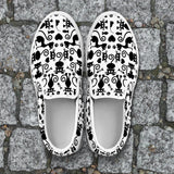 Cats White Slip Ons