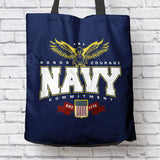 Navy Tote Bag