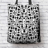 Cats White Tote Bag